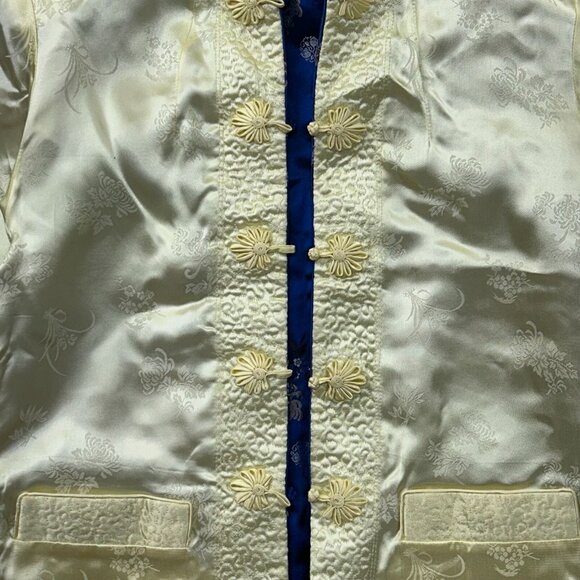 Whitby Kimono Womens Small Reversible Jacket Embroidered Coat Asian Japanese - Picture 5 of 10